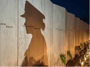 Wall of Names at the Flight 93 National Memorial in Shanksville, Pennsylvania